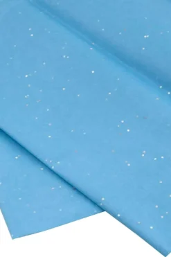 Silkepapir med glitter 6pk