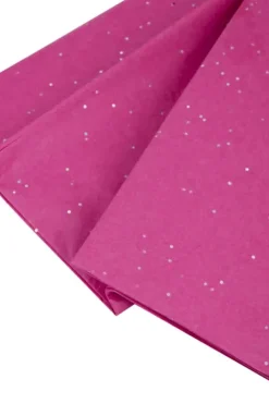Silkepapir med glitter 6pk