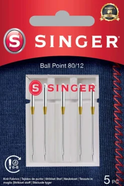 SINGER® Ball Point 80/12 nåler