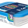 Sistema Nest It matoppbevaringsbokser 3 pk