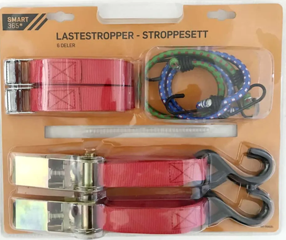 Smart 365* lastestropp/bånd/strikk 6 deler
