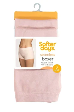 Softer Days Seamless boxertruser 2-pk dame