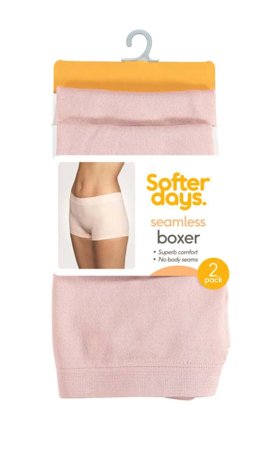 Softer Days Seamless boxertruser 2-pk dame