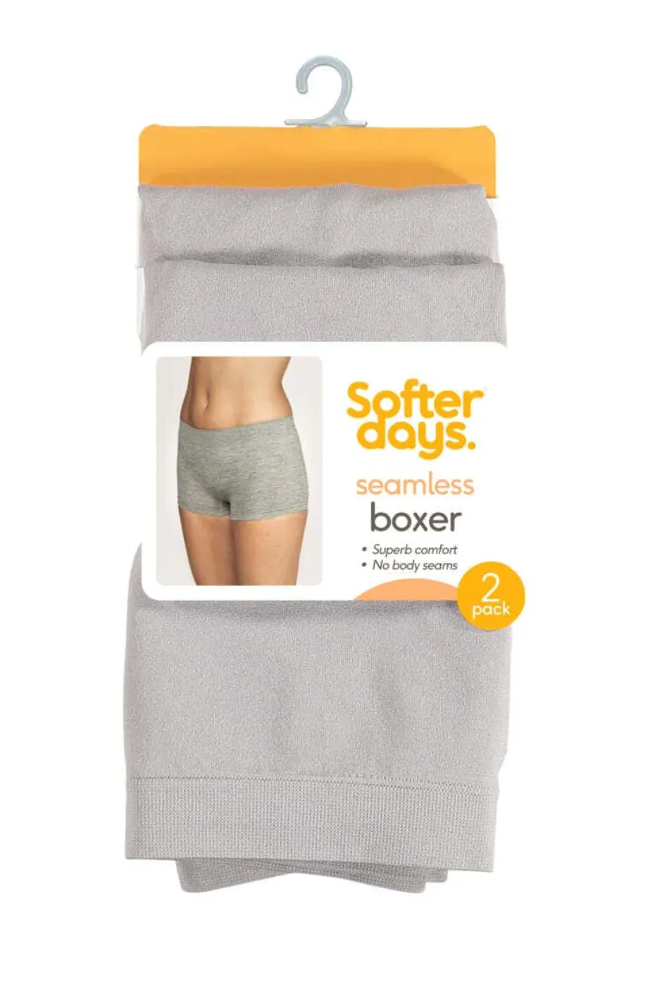 Softer Days Seamless boxertruser 2-pk dame