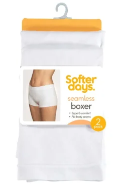 Softer Days Seamless boxertruser 2-pk dame