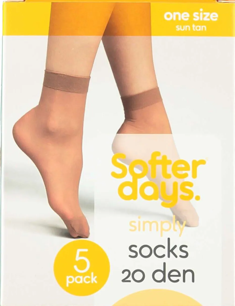 Softer Days Simply sokker 5-pk dame