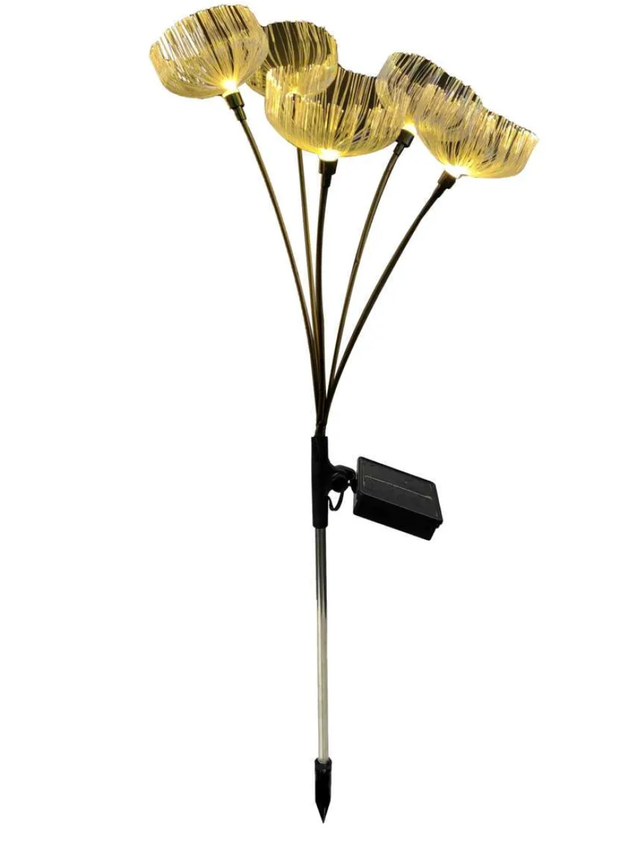 Solcelle Jellyfish LED lysspyd 5-pk