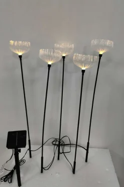 Solcelle Jellyfish LED lysspyd 5-pk
