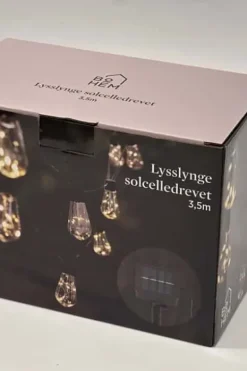 Solcelle LED lenke m/pærer