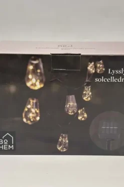 Solcelle LED lenke m/pærer