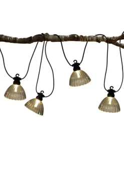 Solcelle LED lyslenke m/skjerm