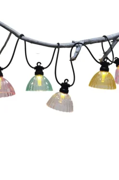 Solcelle LED lyslenke m/skjerm