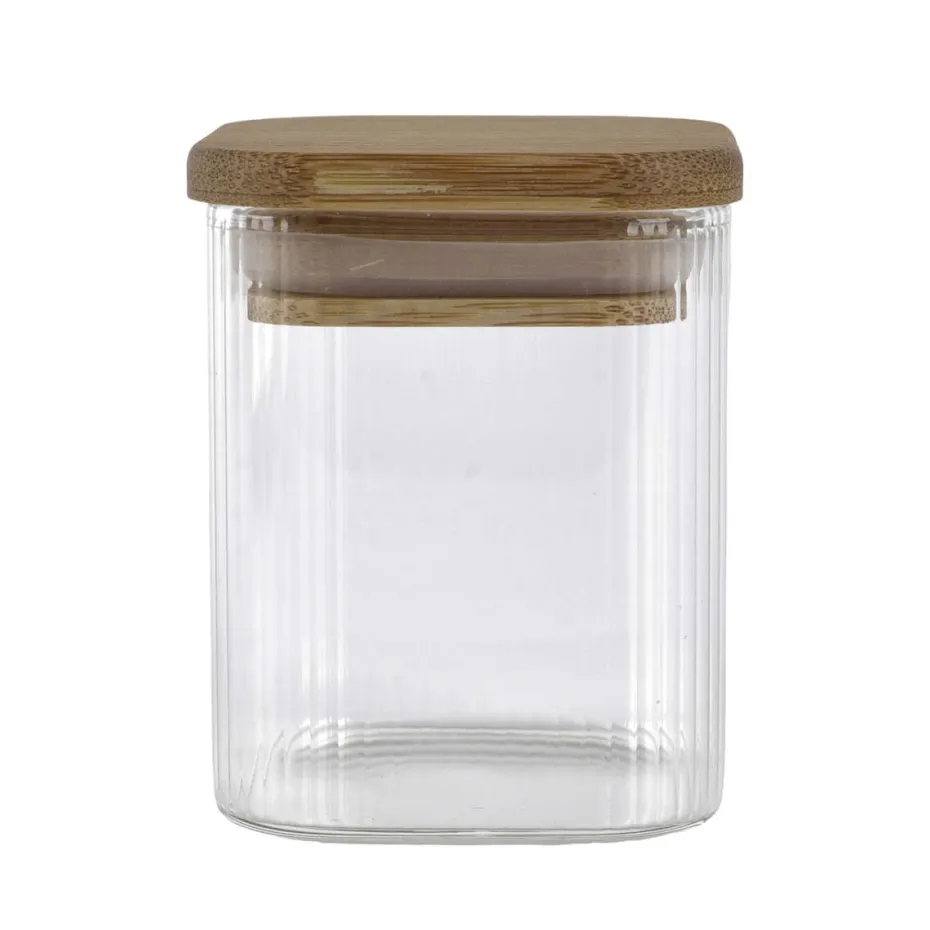 SPiiS glasskrukke med bambuslokk