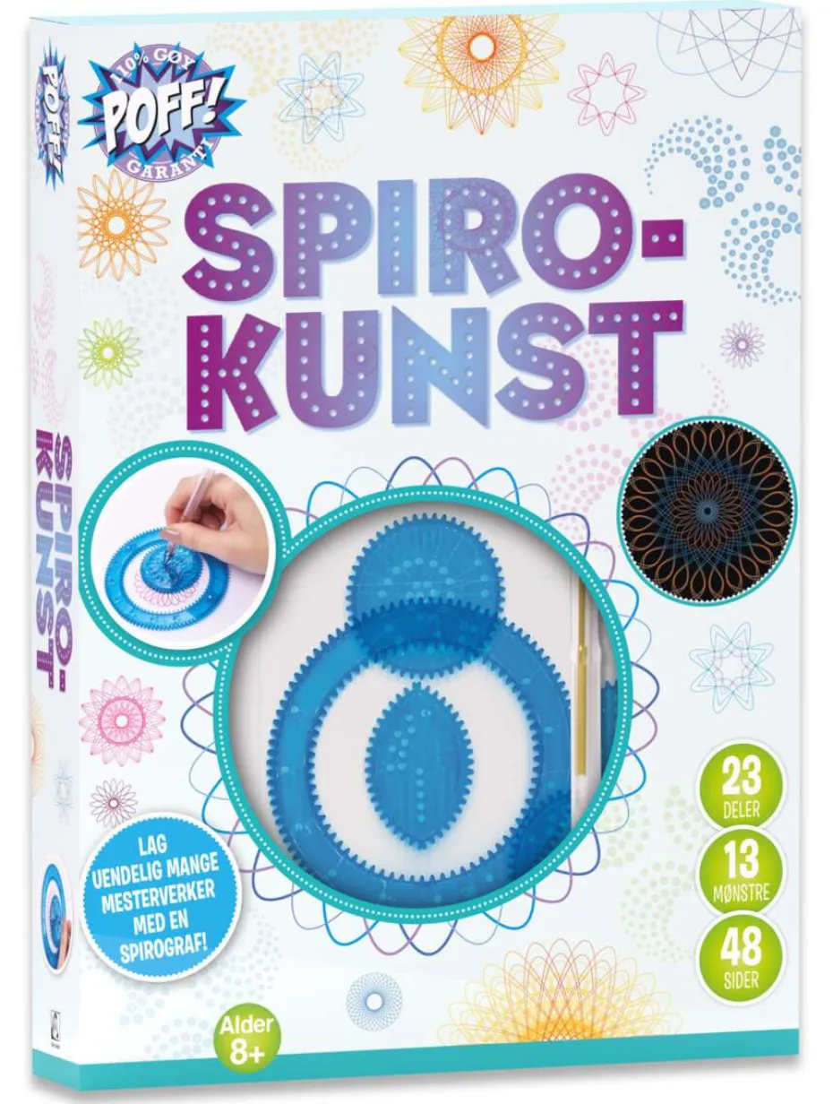 Spirokunst -bok- og lekesett