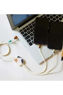 Squishmallows® 3-i-1 USB-C/Micro/Lightning ladekabel