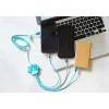 Squishmallows® 3-i-1 USB-C/Micro/Lightning ladekabel