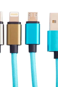 Squishmallows® 3-i-1 USB-C/Micro/Lightning ladekabel