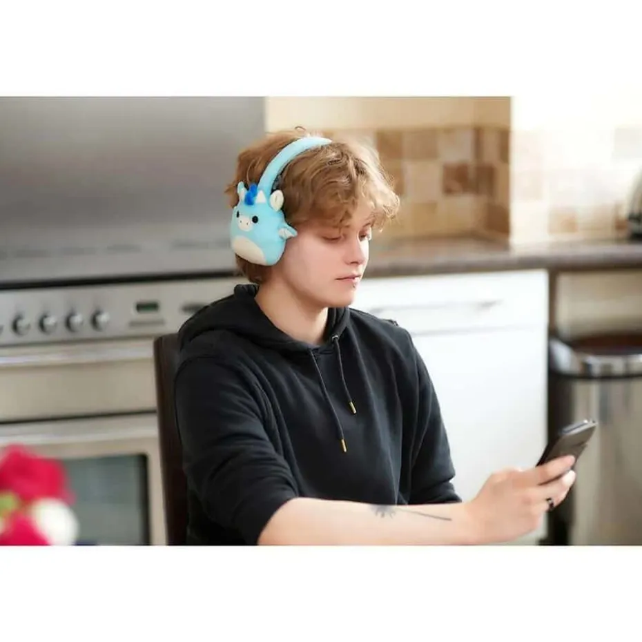 Squishmallows® Plush trådløse on-ear hodetelefoner