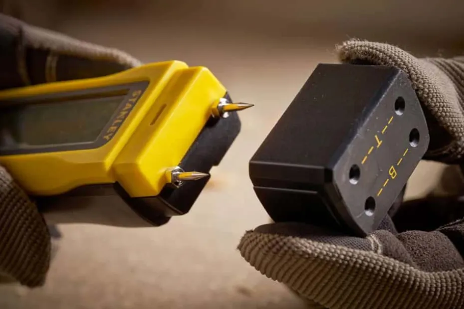 STANLEY Fuktmåler for tre og byggematerialer. LCD-skjerm.