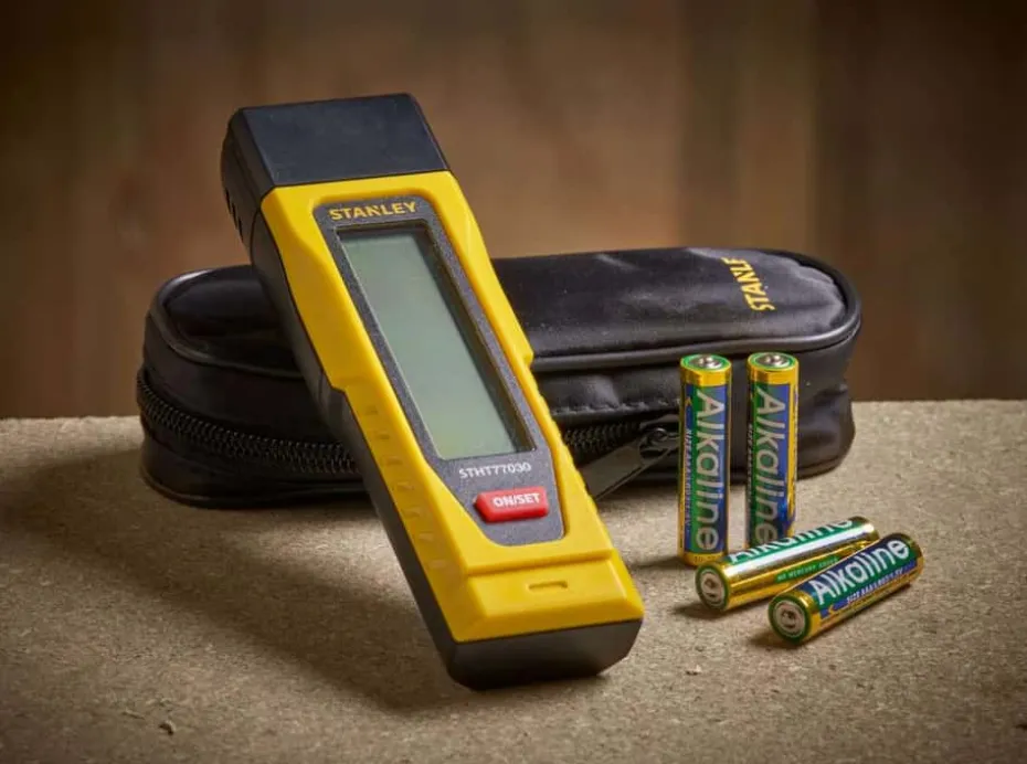 STANLEY Fuktmåler for tre og byggematerialer. LCD-skjerm.