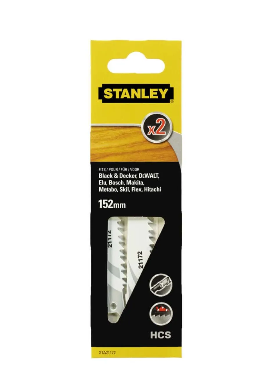 Stanley STA21172 bajonettsagblad