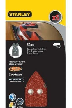 Stanley STA31437 multislipepapir 5-pk