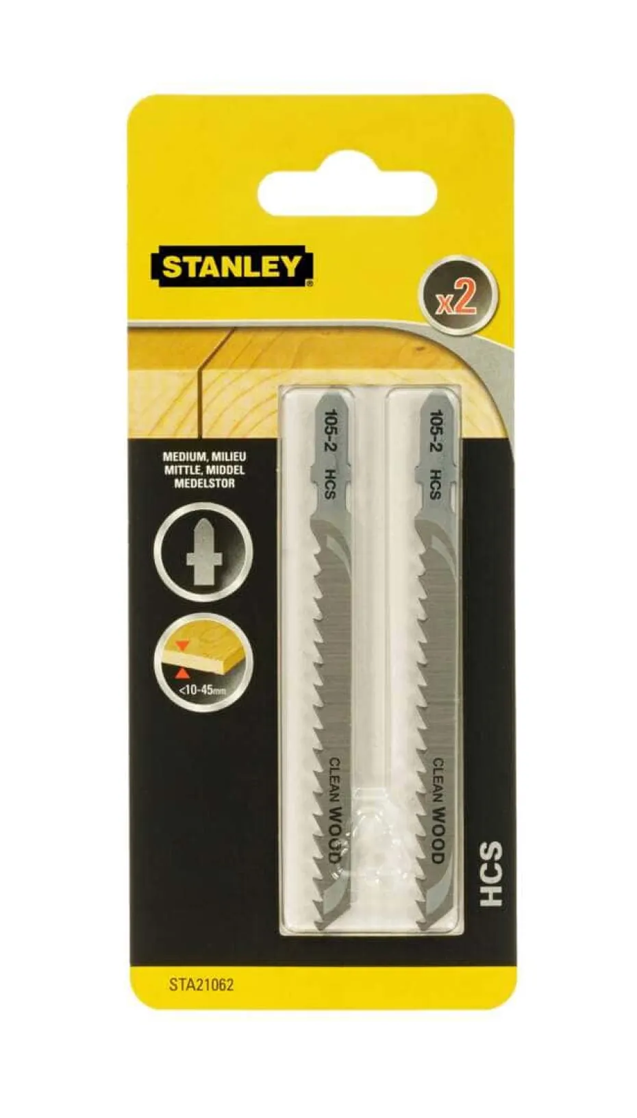Stanley STA21072 T-HCS stikksagblad 2-pk