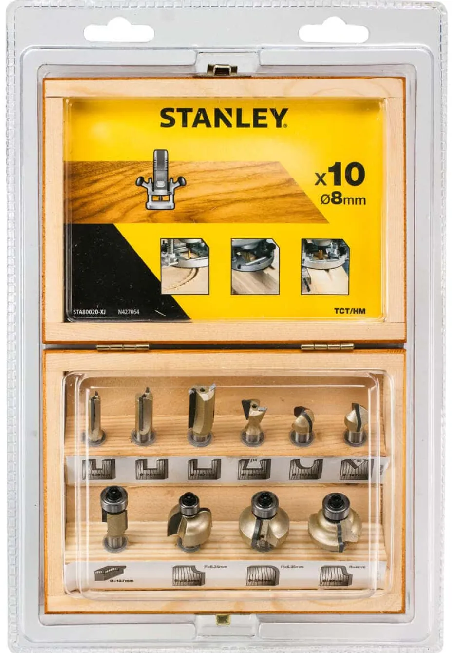 Stanley STA80020 Fresesett
