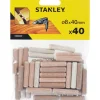 Stanley STA66432 treplugger 8 mm 40-pk