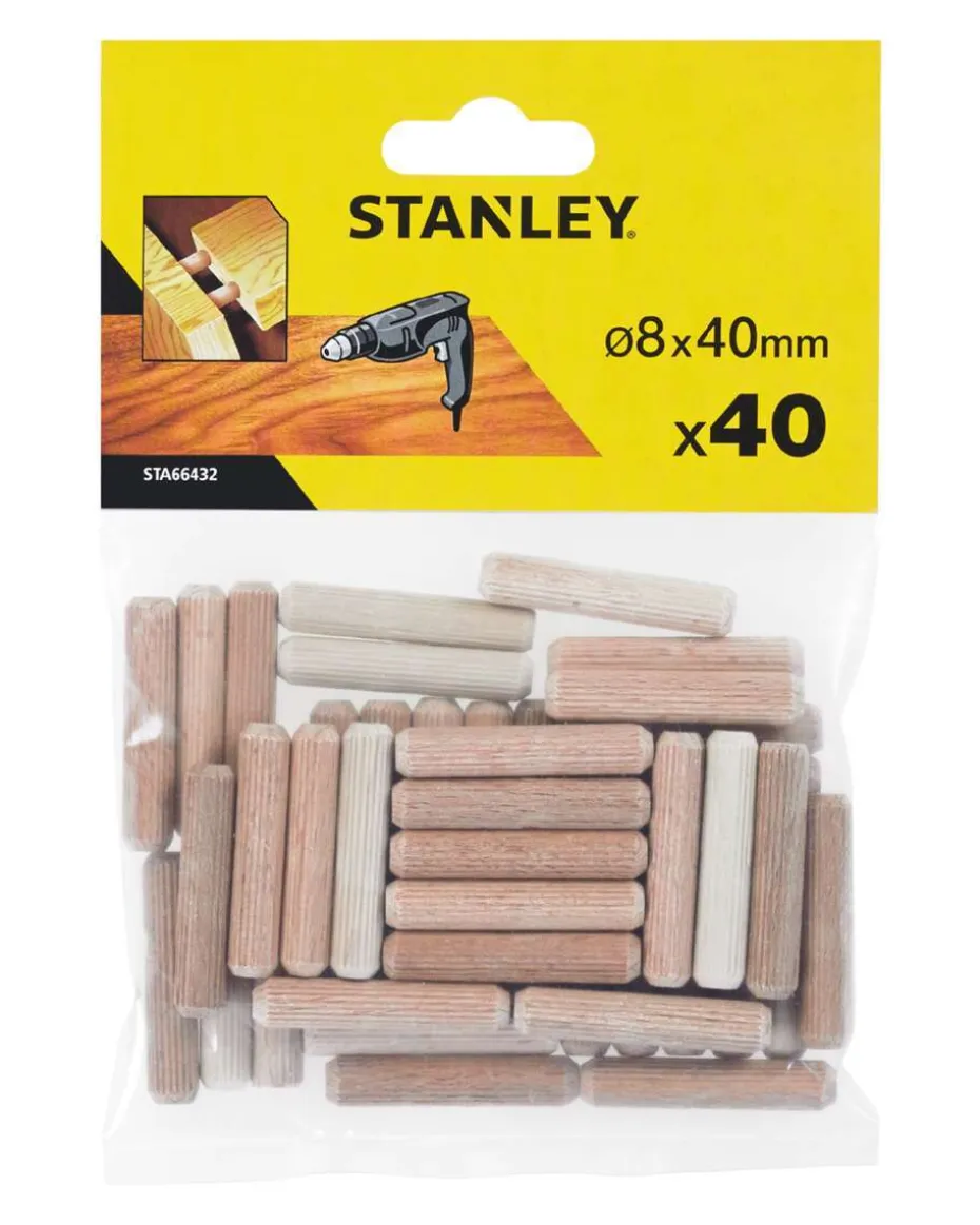 Stanley STA66432 treplugger 8 mm 40-pk