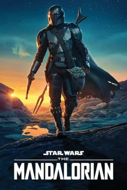 Star Wars Plakat Mandalorian Nightfall plakat