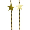 Stjerner papirsugerør 8pk