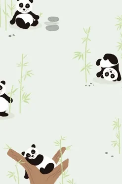 Storeys Barn panda tapet