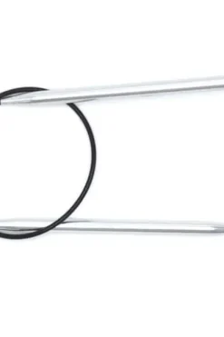 Strikkepinne rundpinne aluminium