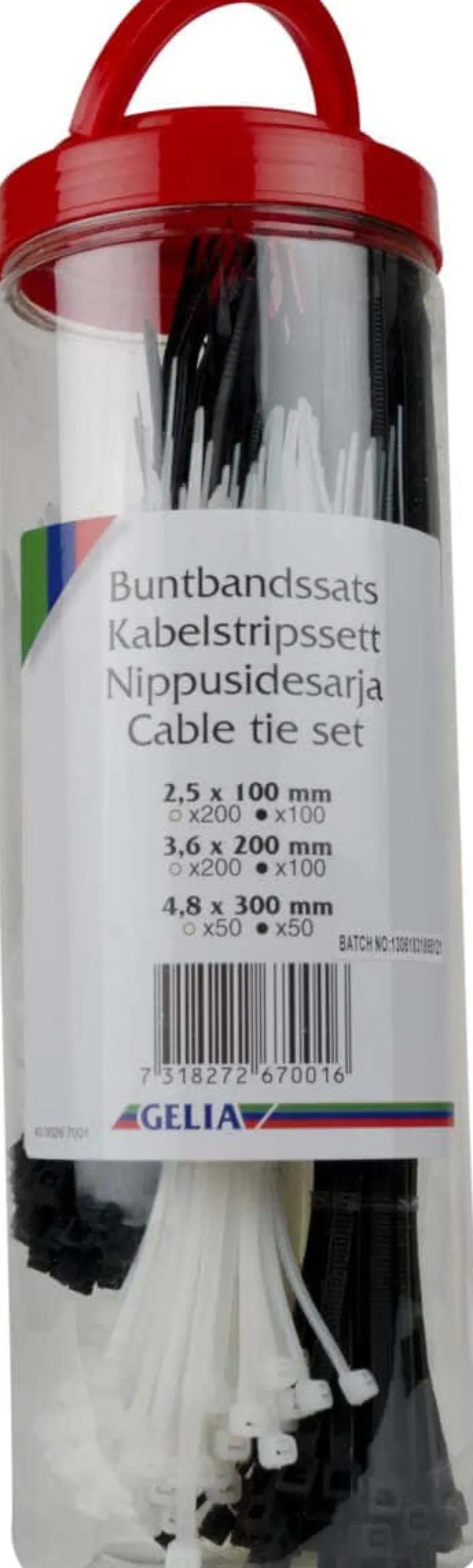 Strips mix nøytral/svart 700 stk