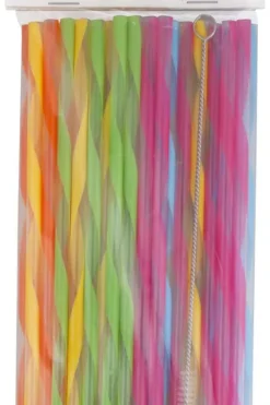 Sugerør gjenbrukbare 50pk
