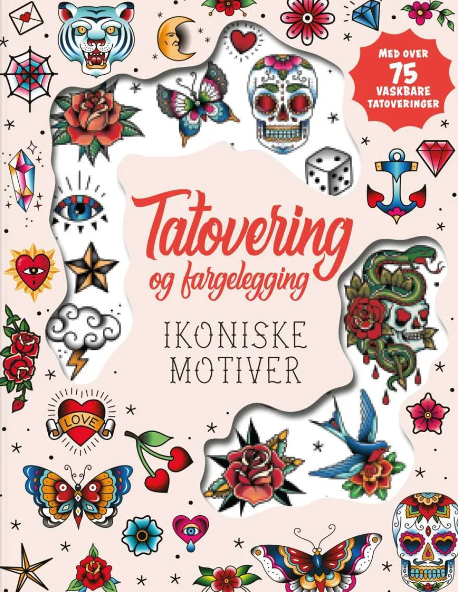 Tatovering og fargelegging: Ikoniske motiver og vaskbare tatoveringer