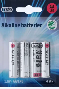 Tero AA batterier 4pk