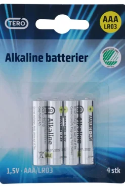 Tero AAA batterier 4pk
