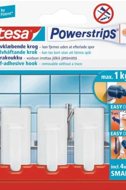 tesa® Powerstrips small classic krok 3-pk