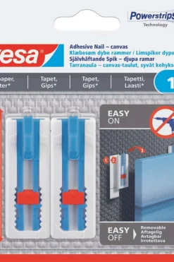 tesa® Powerstrips tapet og gips limspiker 2-pk