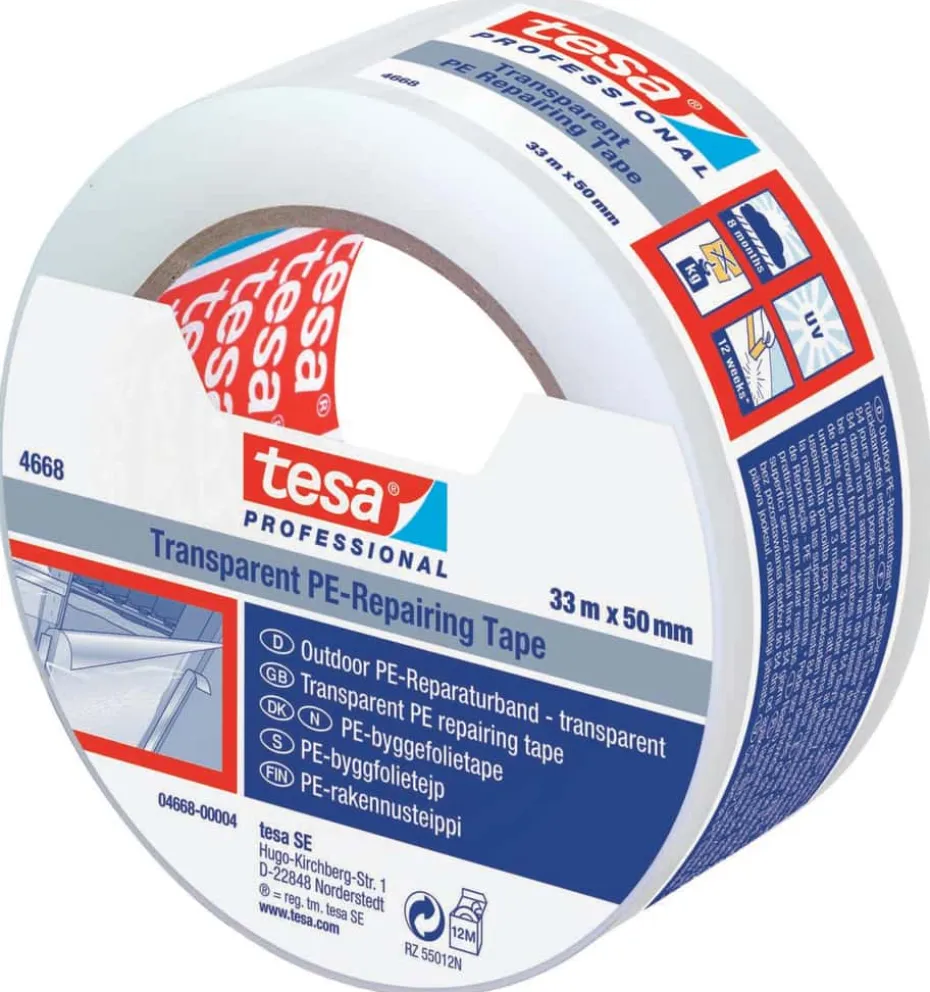 tesa® Professional transparent byggtape