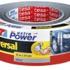 tesa® Universal Ekstra Power lerretstape sølv