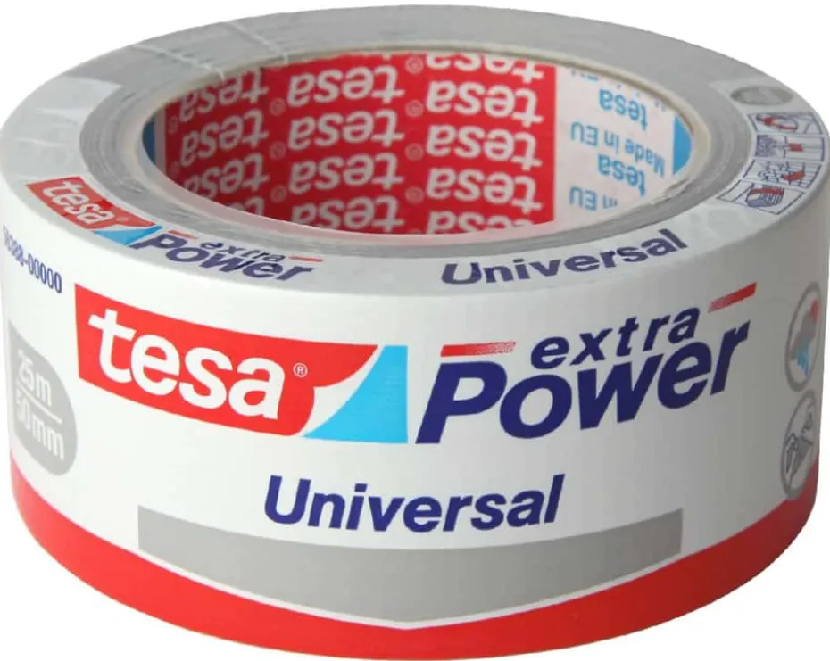 tesa® Universal Ekstra Power lerretstape svart