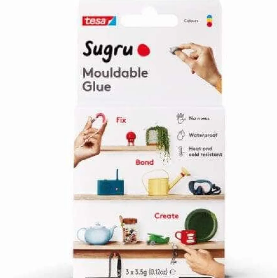 Tesa formbart lim, 3-pk