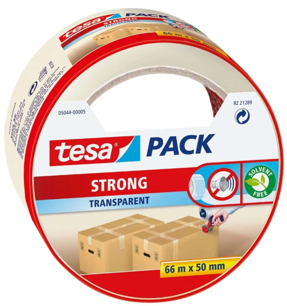 tesa® Pack Strong transprent emballasjetape