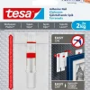 tesa® Powerstrips tapet og gips 2 kg justerbar limspiker 2-pk