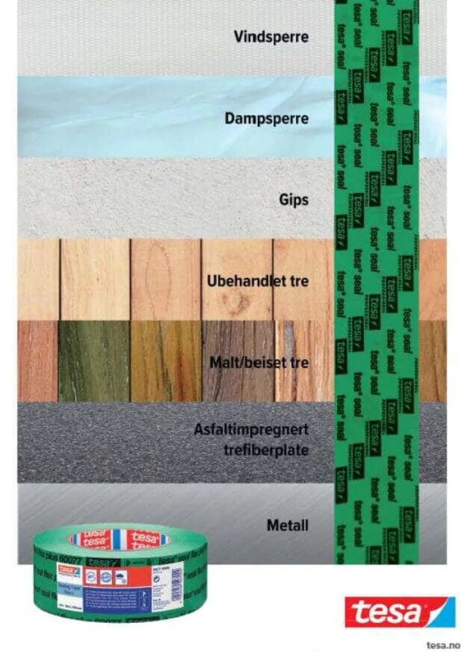tesa®® Professional damp- og vindsperre tape