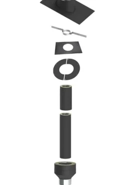 Tolmer Vision 3,5 m stålpipe for papp/shingel tak