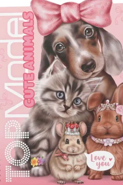 TOPModel Dress Me Up CUTE ANIMALS klistremerkebok